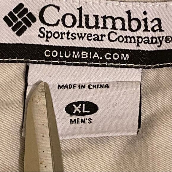 Columbia Sportswear Co. Button Down Long Sleeve Pocket Men’s XL Gray Blue Check - Picture 6 of 10